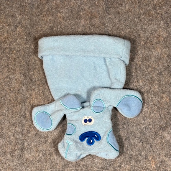 Nick Jr. Other - Nick Jr Blues Clues Fleece Beanie Hat Kids Blue Excellent Floppy Ears Vintage